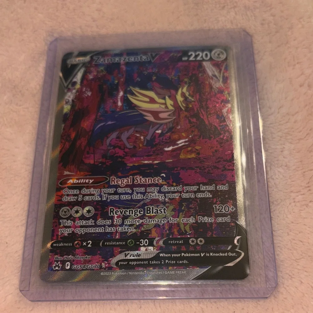 Pokemon Zamazenta V - Crown Zenith: Galarian Gallery (CRZ:GG) GG54/GG70